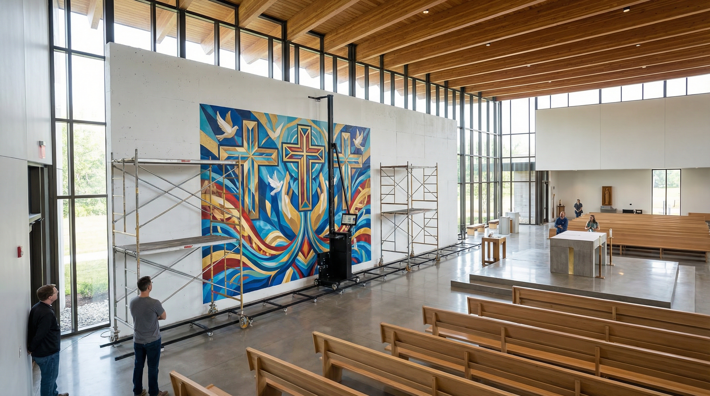 Vibrant Sanctuary Mural